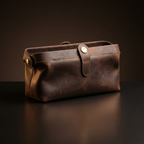 Travel Leather Set - Coffee