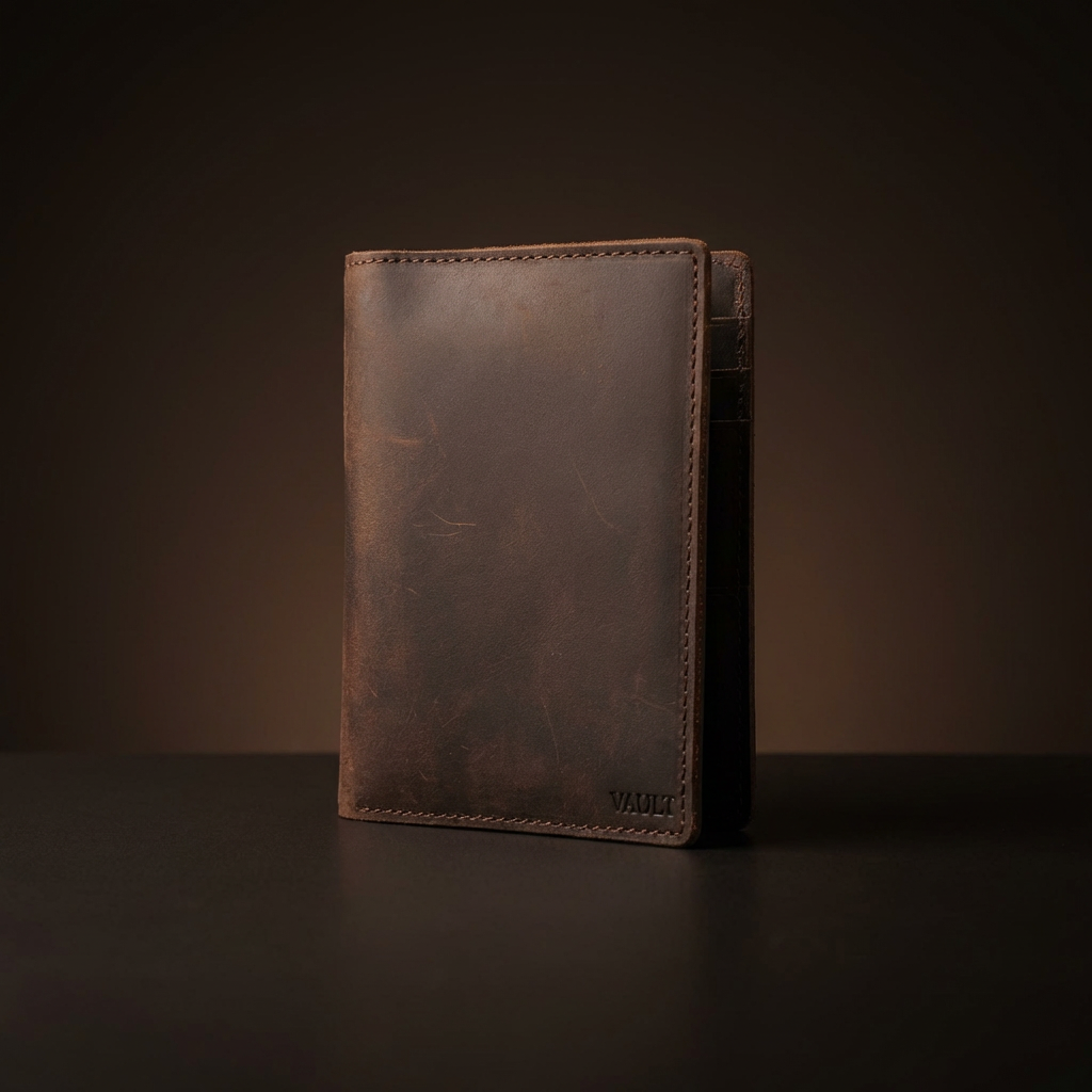 Travel Leather Set - Coffee