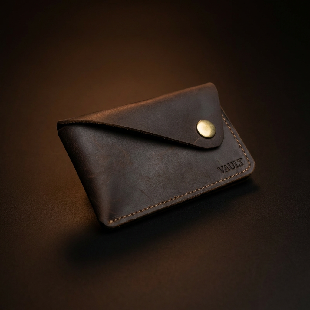 Travel Leather Set - Coffee