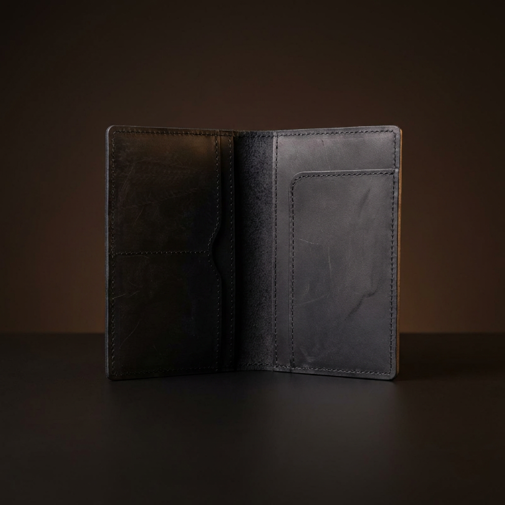 Travel Leather Set - Black