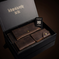 Premium Leather Set - Coffee